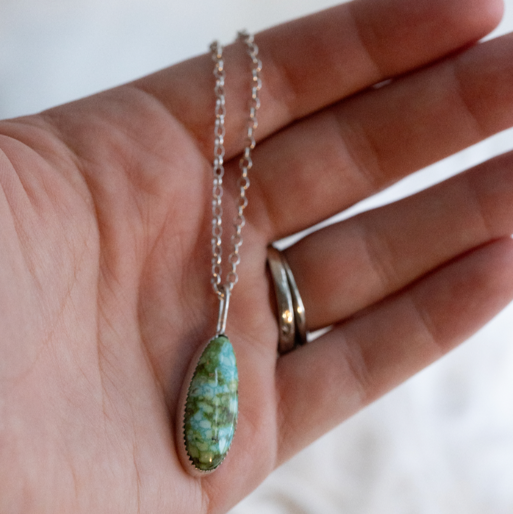 Long Turquoise Necklace