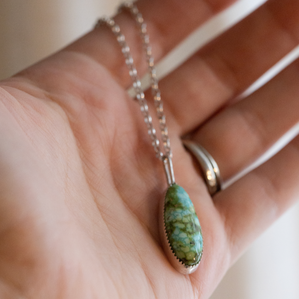 Long Turquoise Necklace