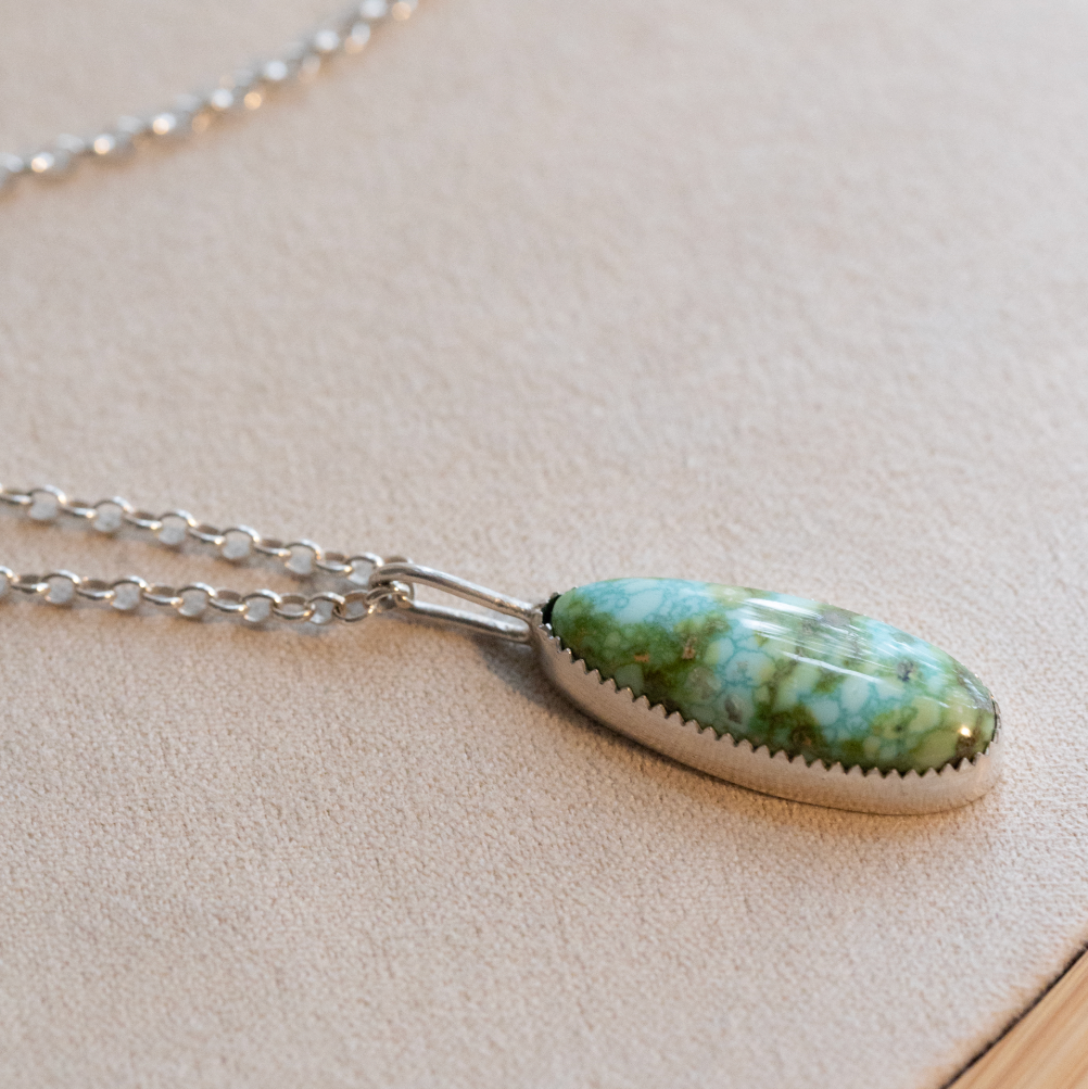 Long Turquoise Necklace