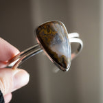 Load image into Gallery viewer, Plume Agate Cuff
