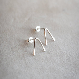 Wishbone Stud Earrings