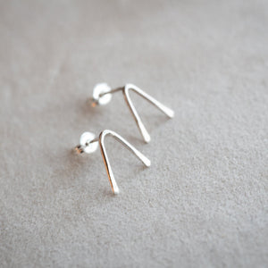 Wishbone Stud Earrings