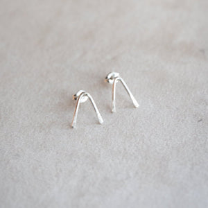 Wishbone Stud Earrings