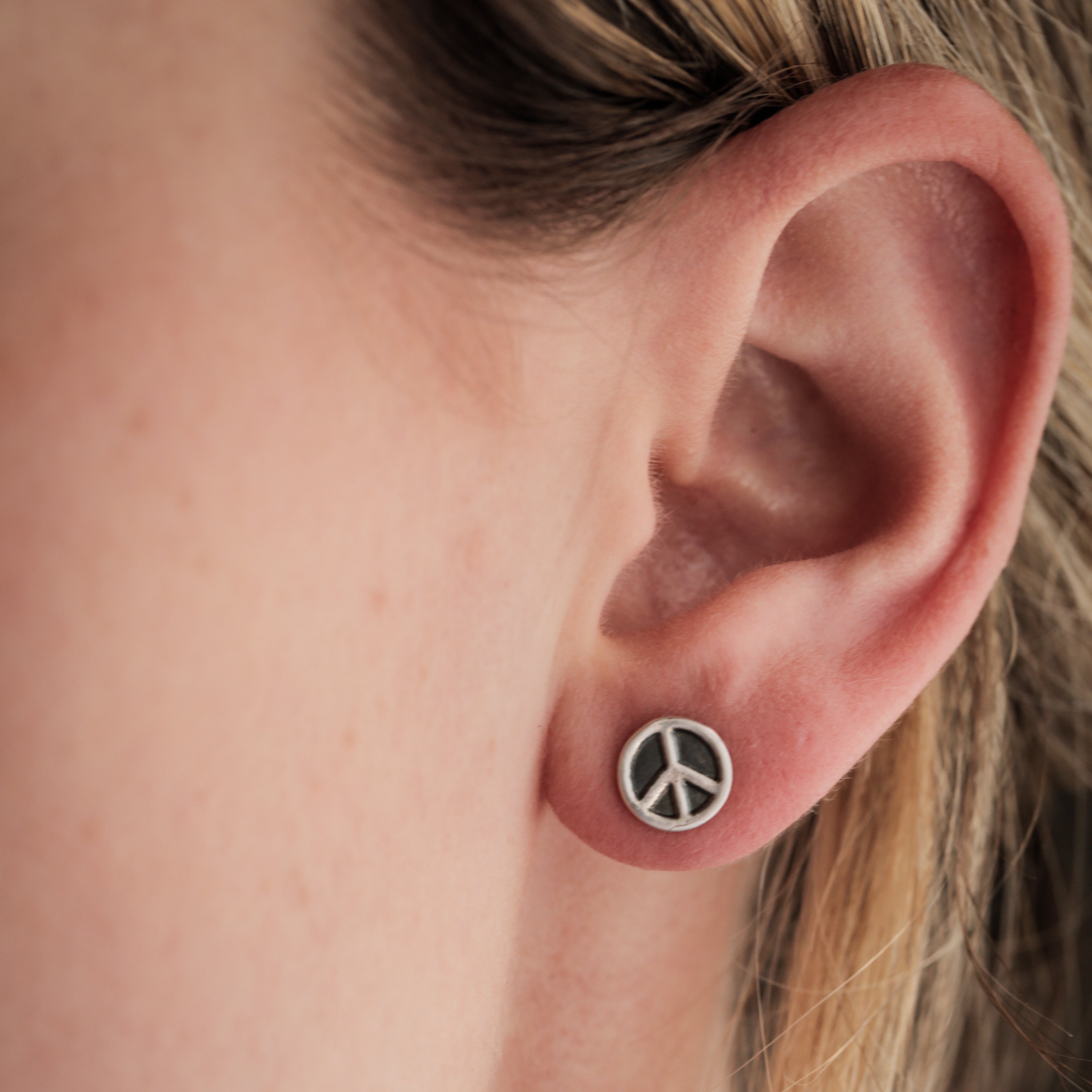 Peace Sign Earrings