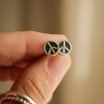 Load image into Gallery viewer, Peace Sign Earrings
