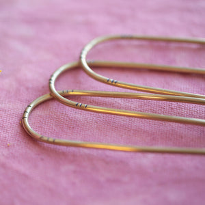 brass hairfork