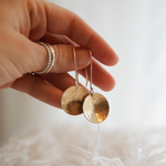 Load image into Gallery viewer, Full Moon Dangle Earrings
