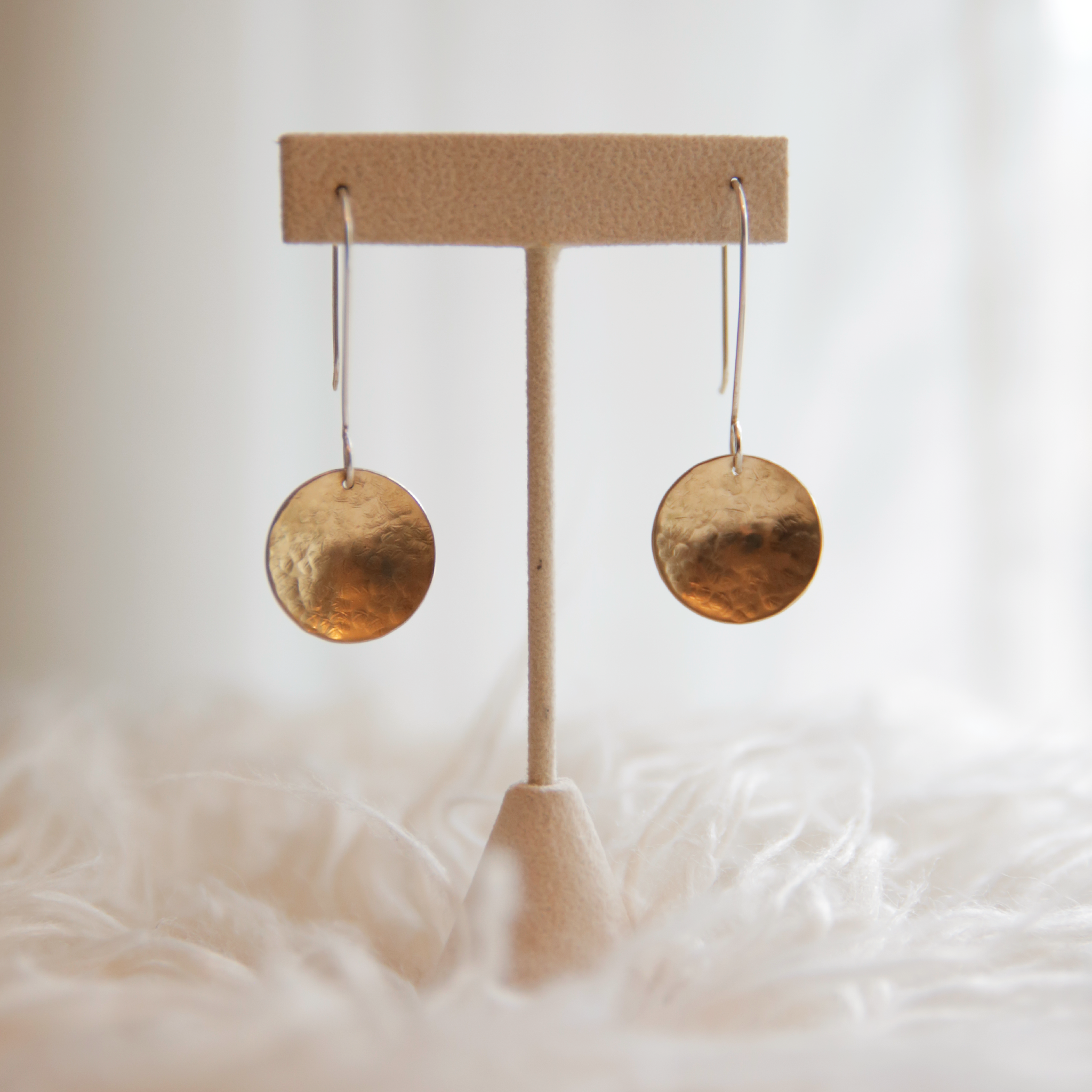 Full Moon Dangle Earrings